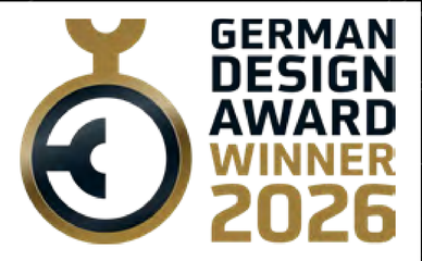 German Design Award 2026 Winner für den Northcomp Messestand von rocDesign