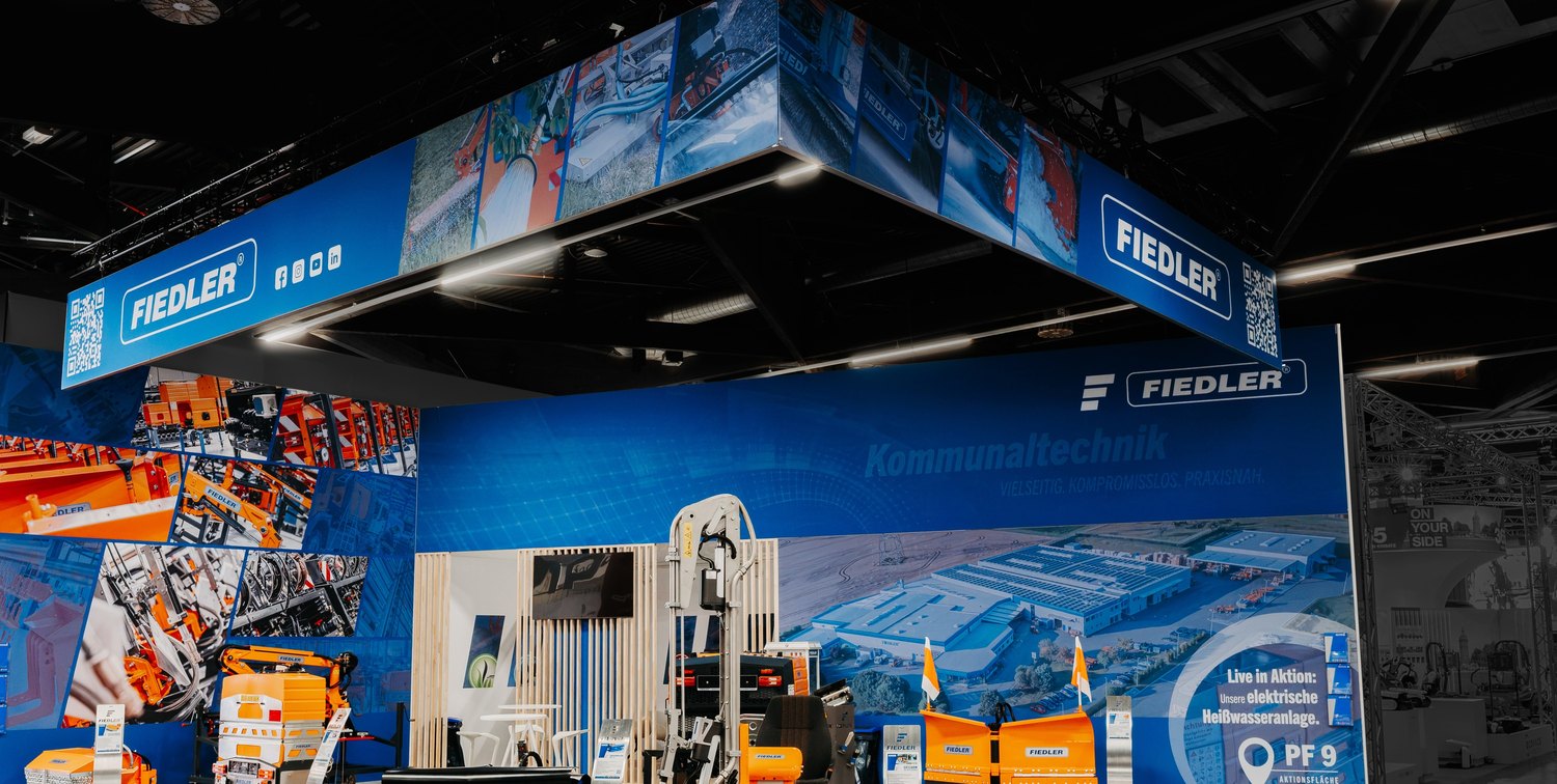 Fiedler Messestand auf der GaLaBau 2026 von rocDesign