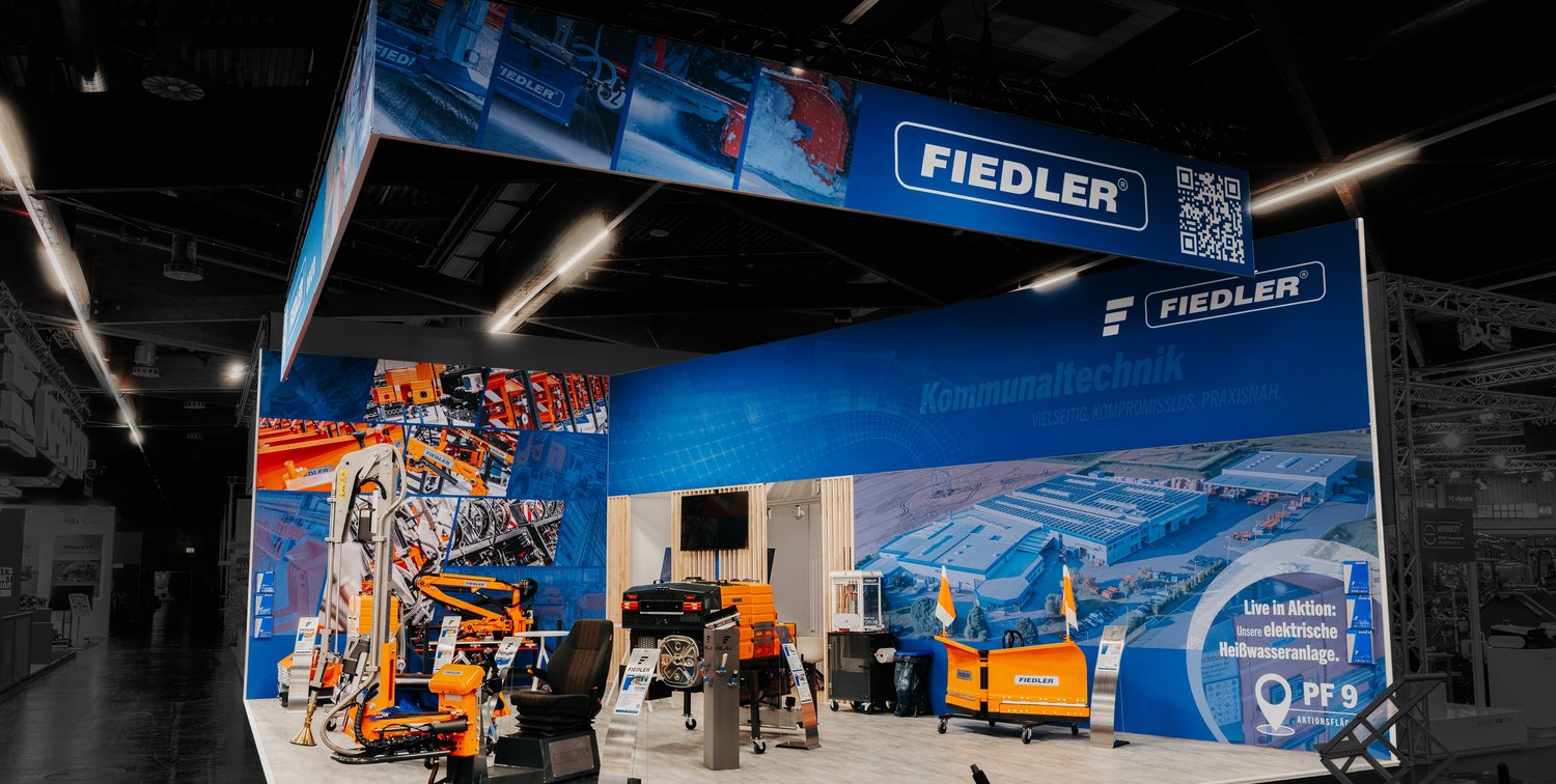 Fiedler Messestand auf der GaLaBau 2026 von rocDesign – Detailansicht 1 Fiedler Messestand auf der GaLaBau 2026 von rocDesign – Detailansicht 1