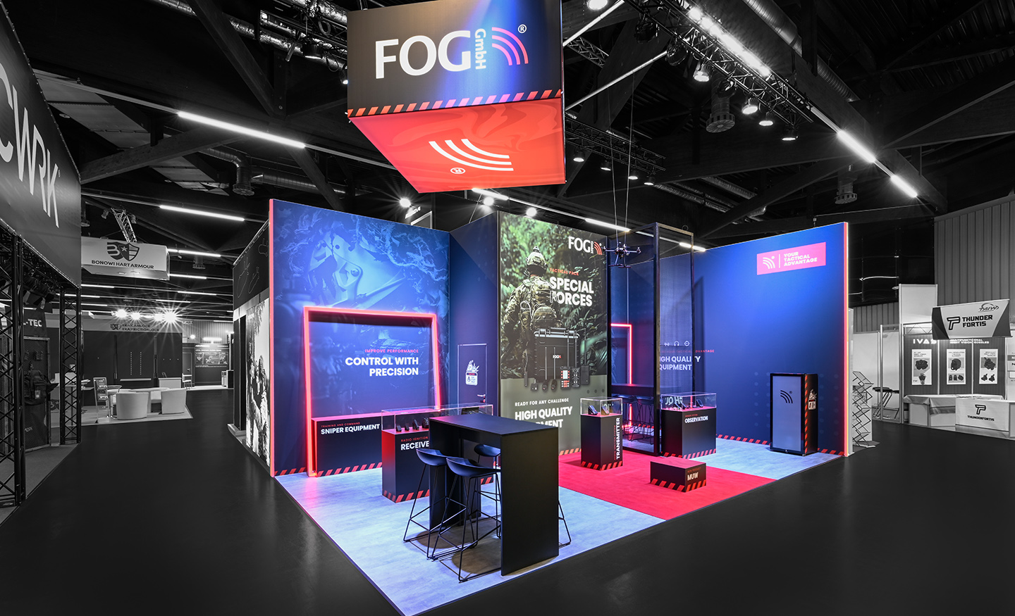 rocDesign Messebau Projekt - FOG EnforceTac