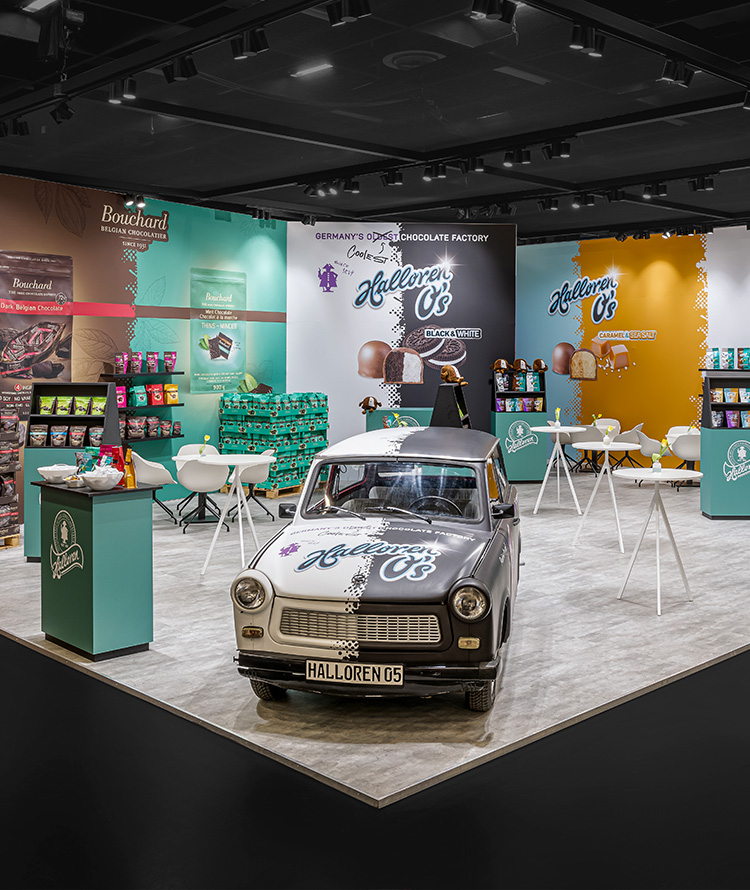 rocDesign Messebau Projekt - Halloren