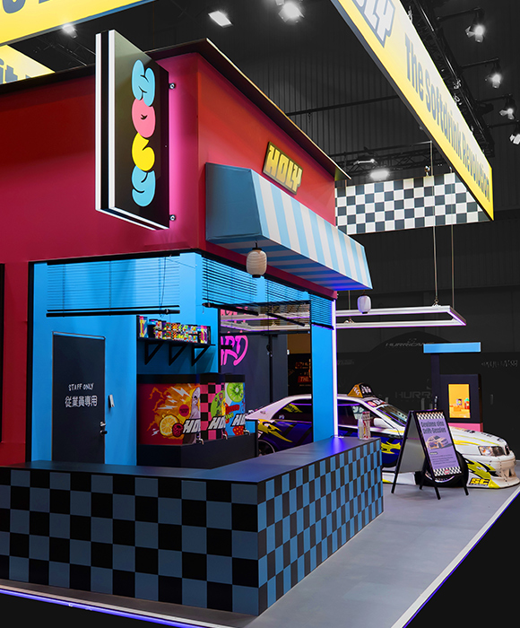 rocDesign - Holy Softdrinks - Essen Motor Show Messestand