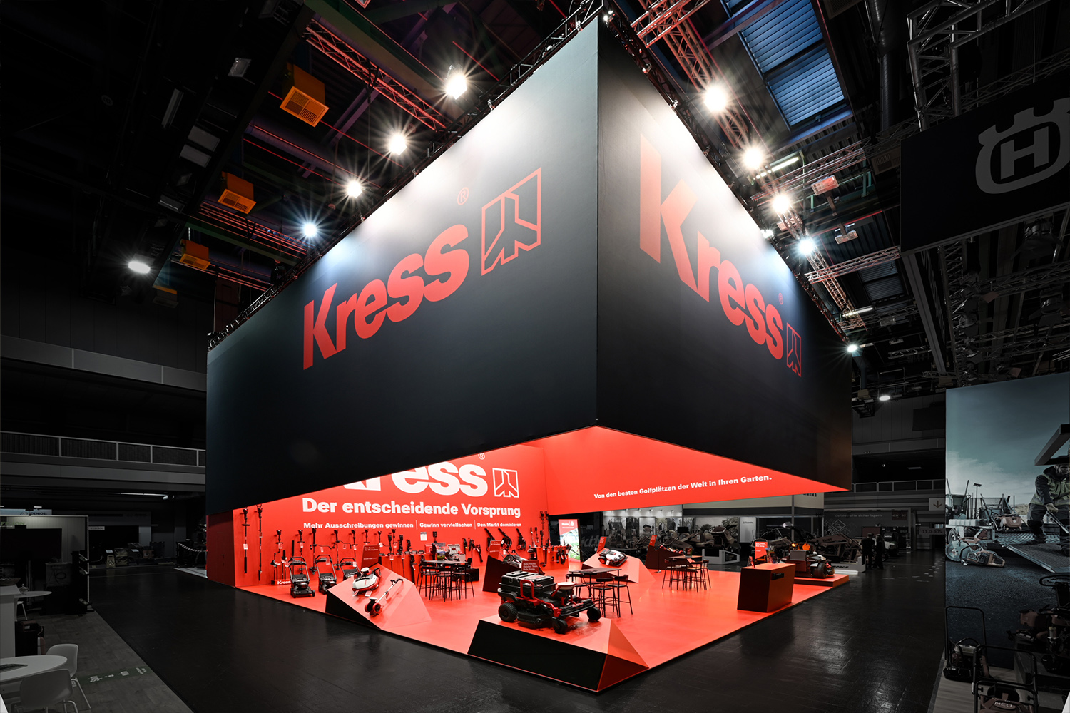 Positec Gruppe – Kress Messestand auf der GaLaBau 2026 in Nürnberg