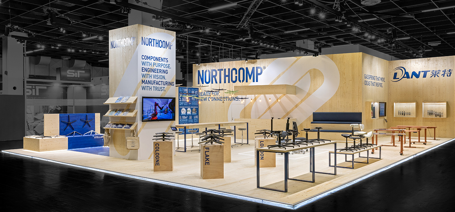 rocDesign - Northcomp interzum 2025 Messestand