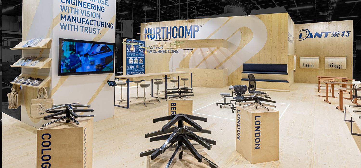 rocDesign - Northcomp interzum 2025 Messestand