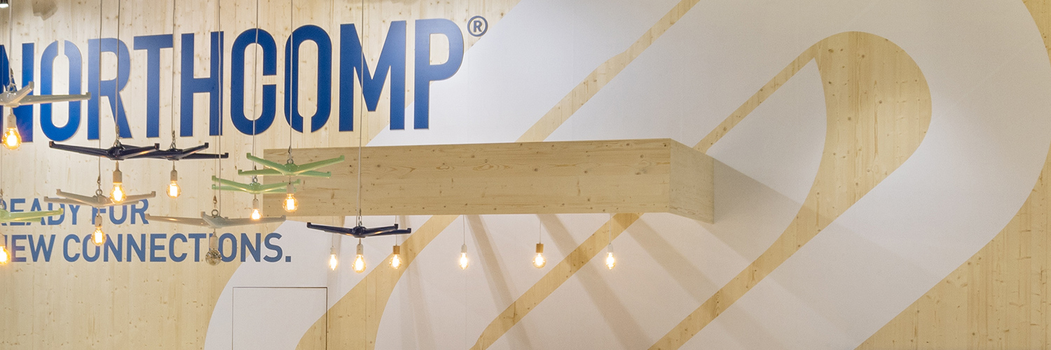 rocDesign Northcomp - nachhaltige Holzwand