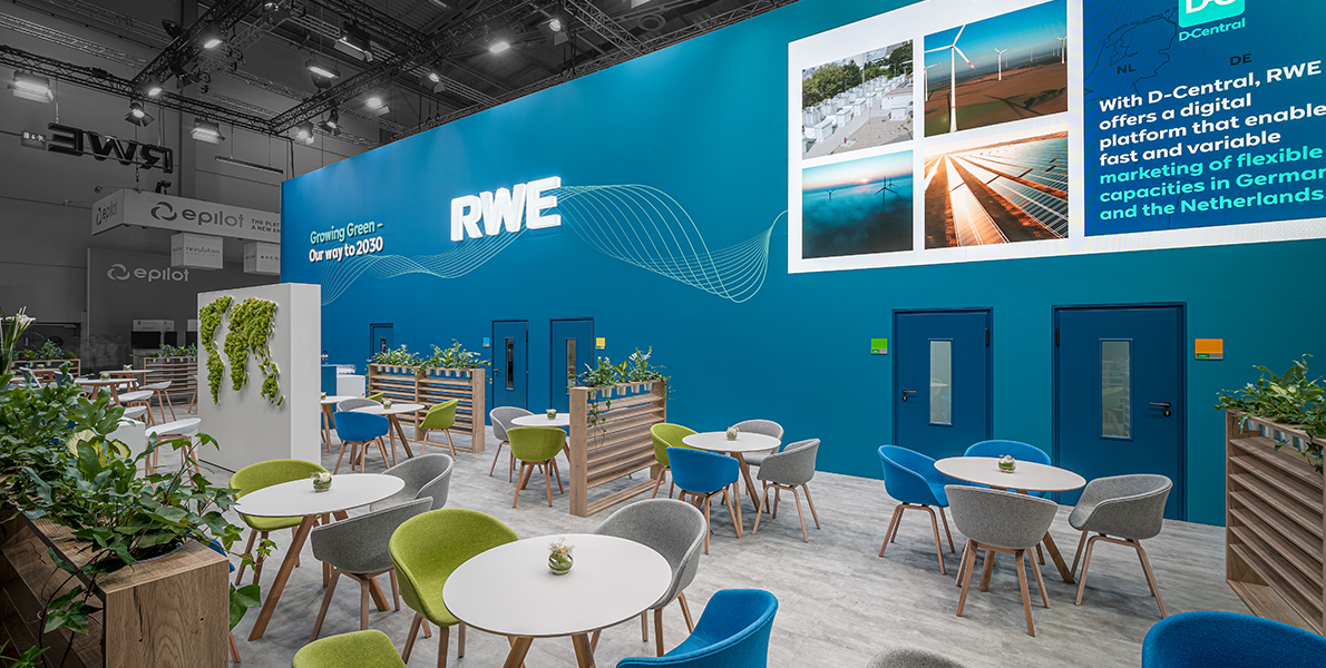 rocDesign - RWE - Messestand