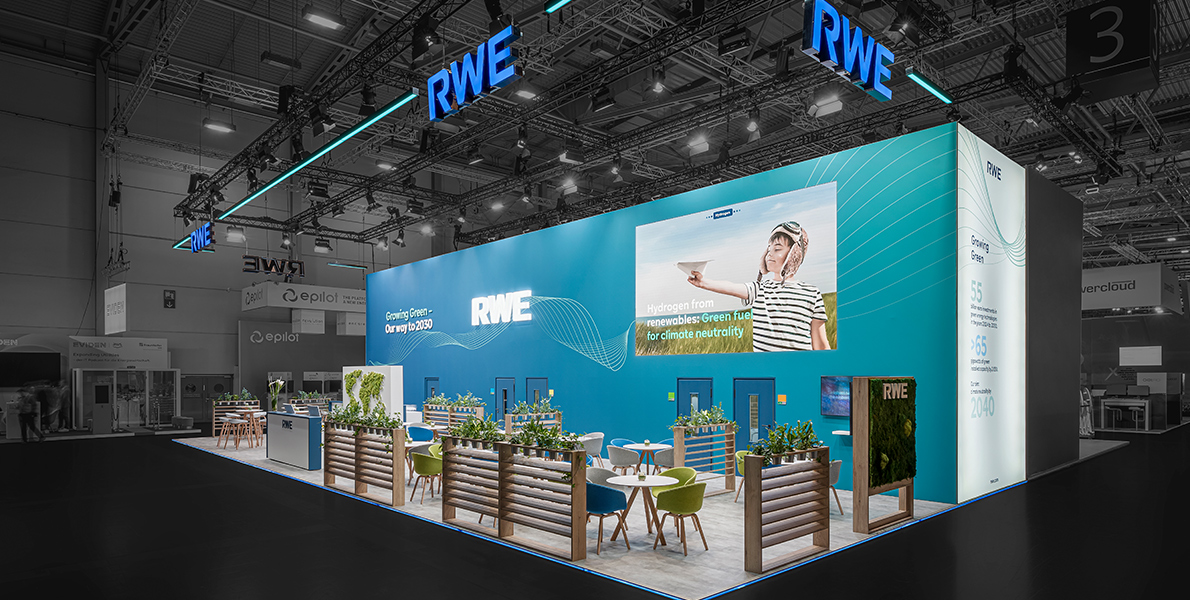 rocDesign - RWE - Messestand